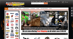 Desktop Screenshot of dansperformanceparts.com